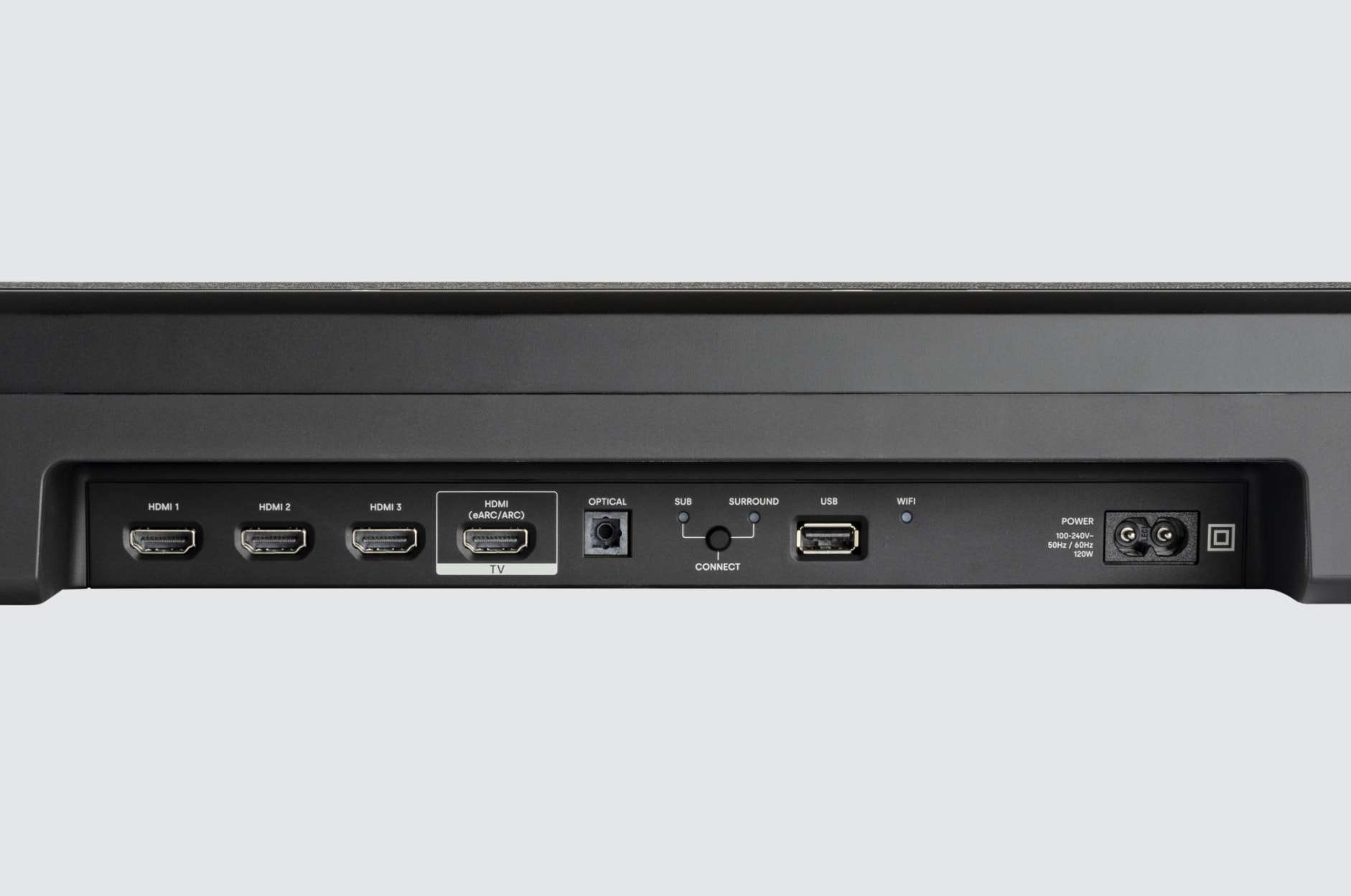 Conectividad de la barra de sonido Magnifi Max AX SR