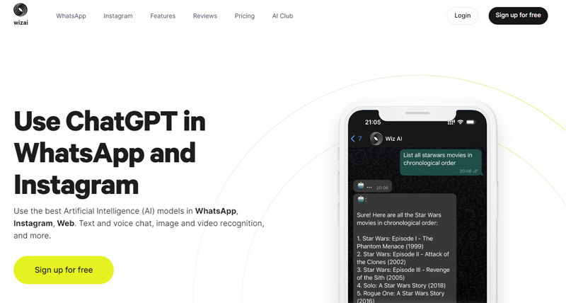 Web de WizAI