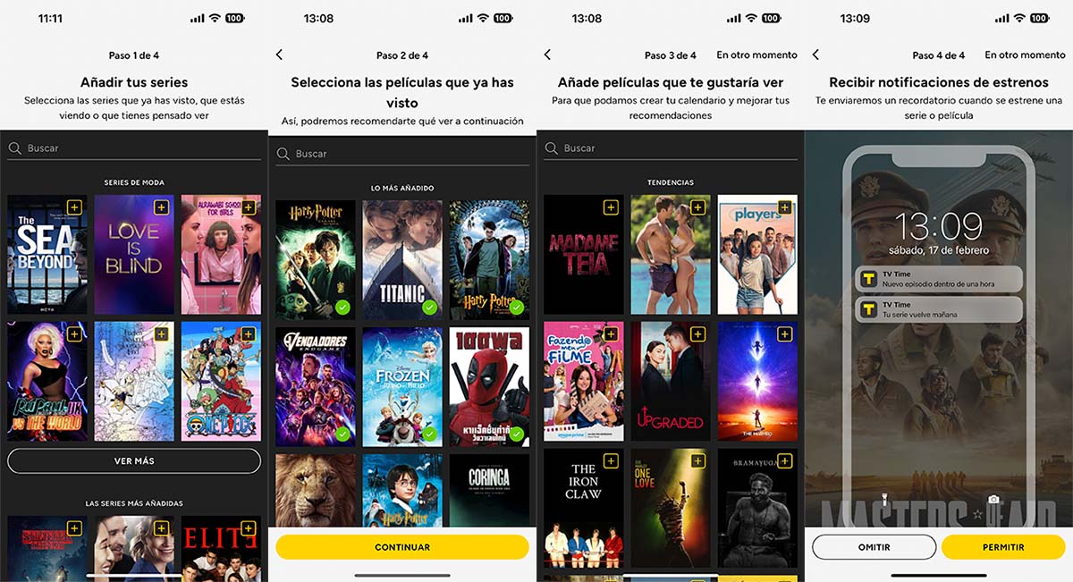 con TV Time ya no me pierdo ningún capítulo de mi serie favorita pantallas configuración