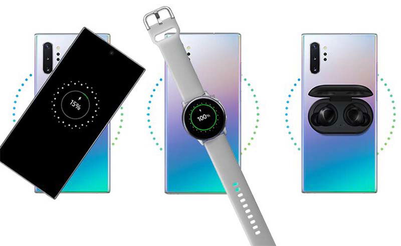 Uso de carga inalámbrica inversa en un smartphone