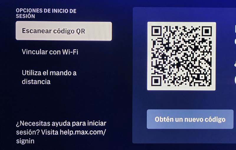 Acceso a la app de Max en los Fire TV